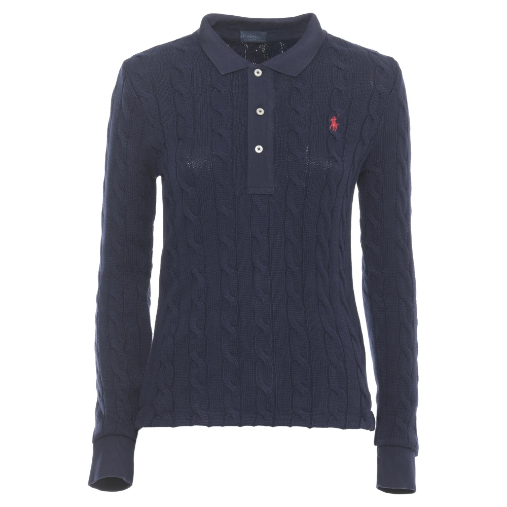 Ralph Lauren Donna Blu Maglie, S, New,