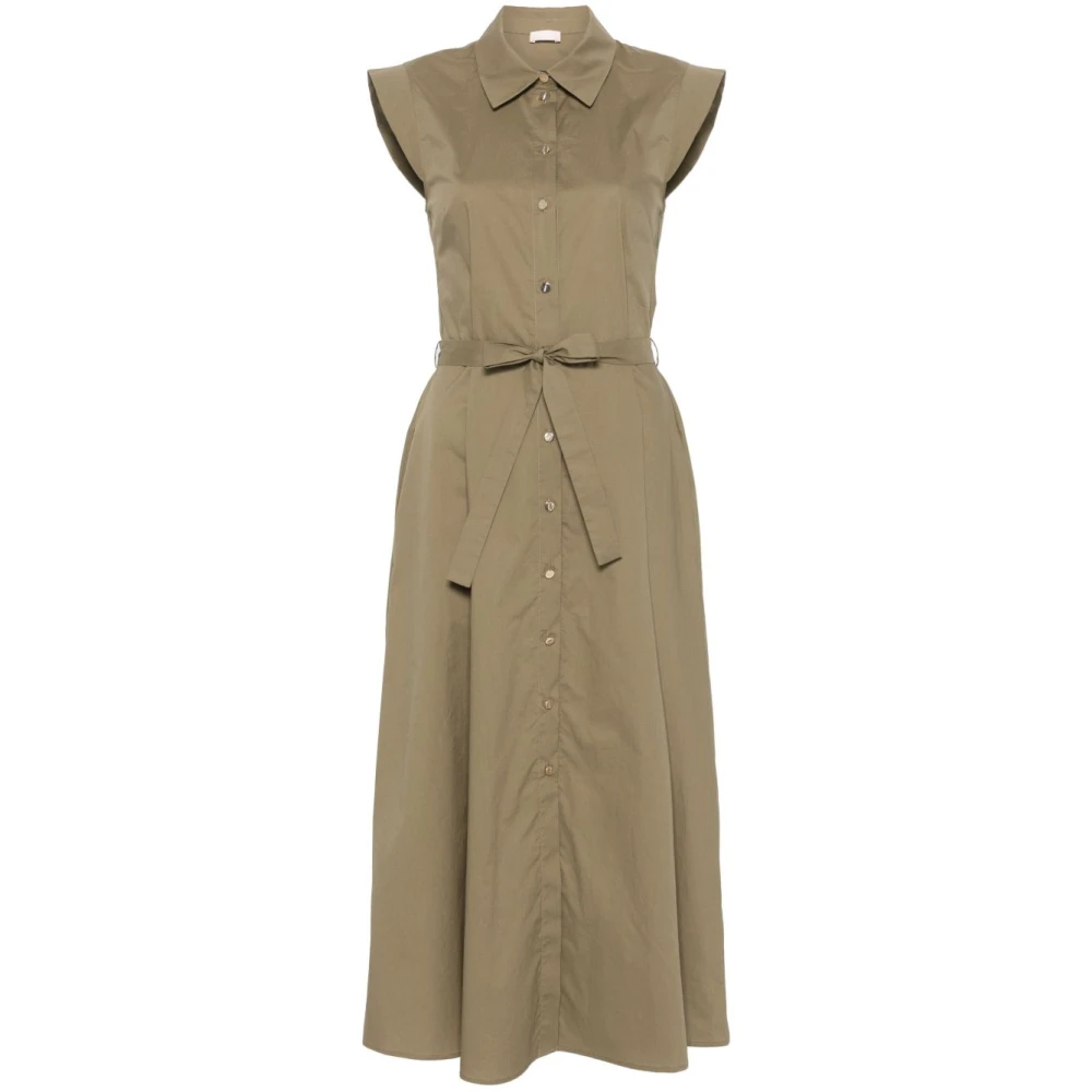 Liu Jo Militair Groene Jurk Green Dames