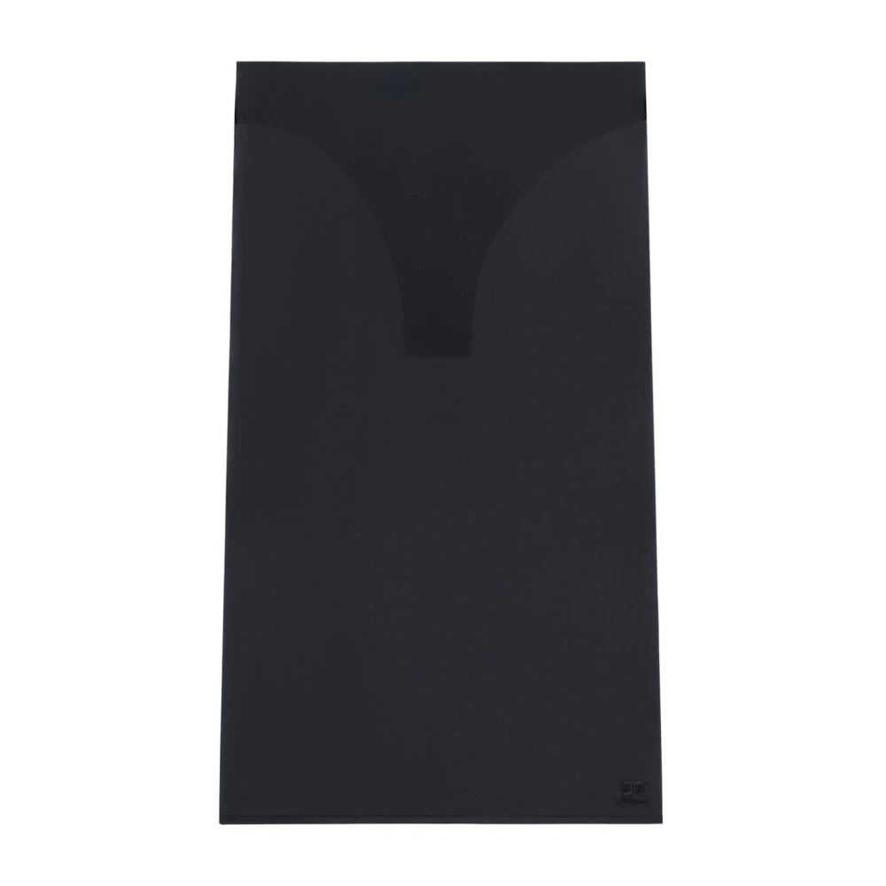 Courrèges Genomskinlig Tube Midi Kjol Black, Dam