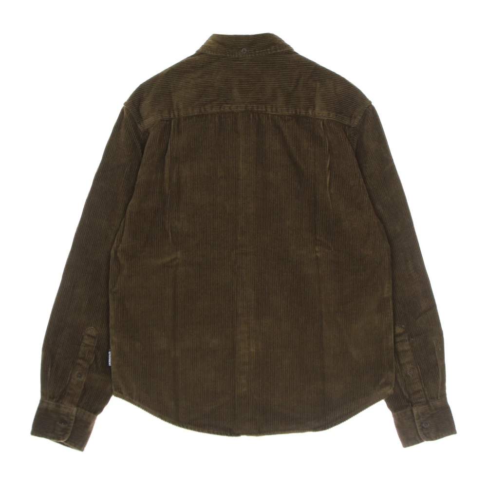 Element Bold Corduroy Overhemd met Lange Mouwen Green Heren