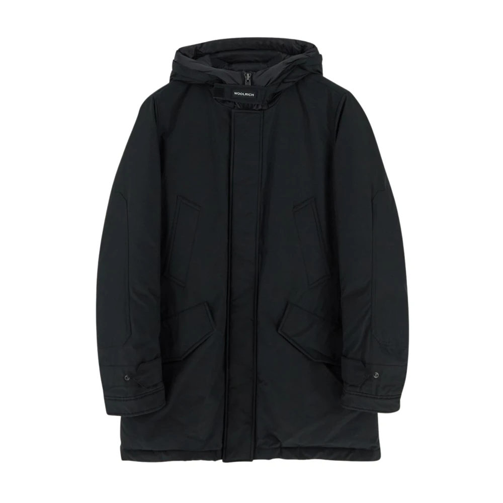 Woolrich Polar Parka Katoenen Jas Black Heren