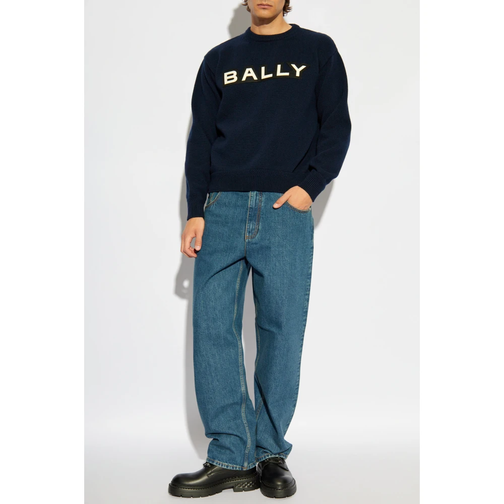 Bally Trui met logo Blue Heren