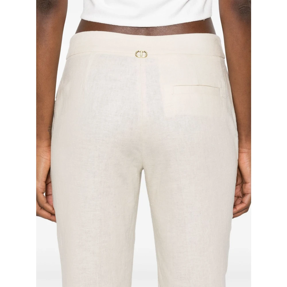 Twinset Stijlvolle Broek Set Beige Dames