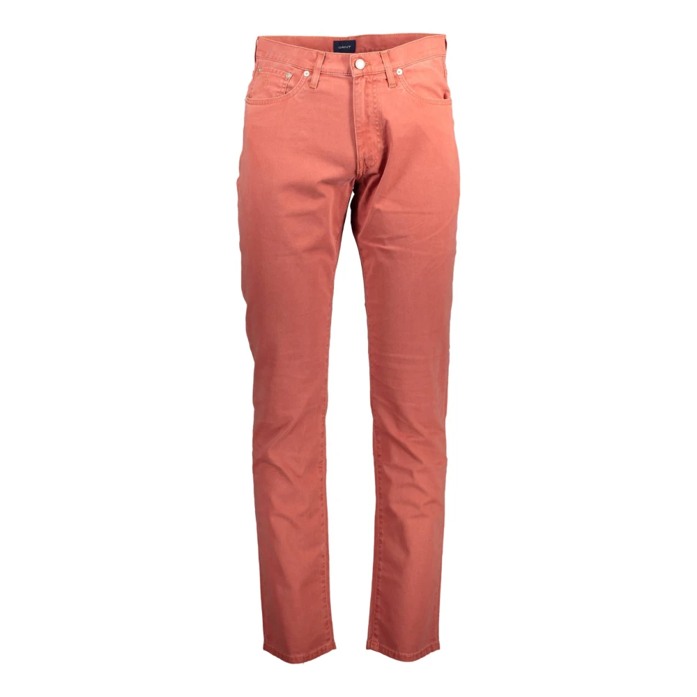 Gant Men's Red Clothing - Slim-Fit Trousers - W31 L34 - Trousers