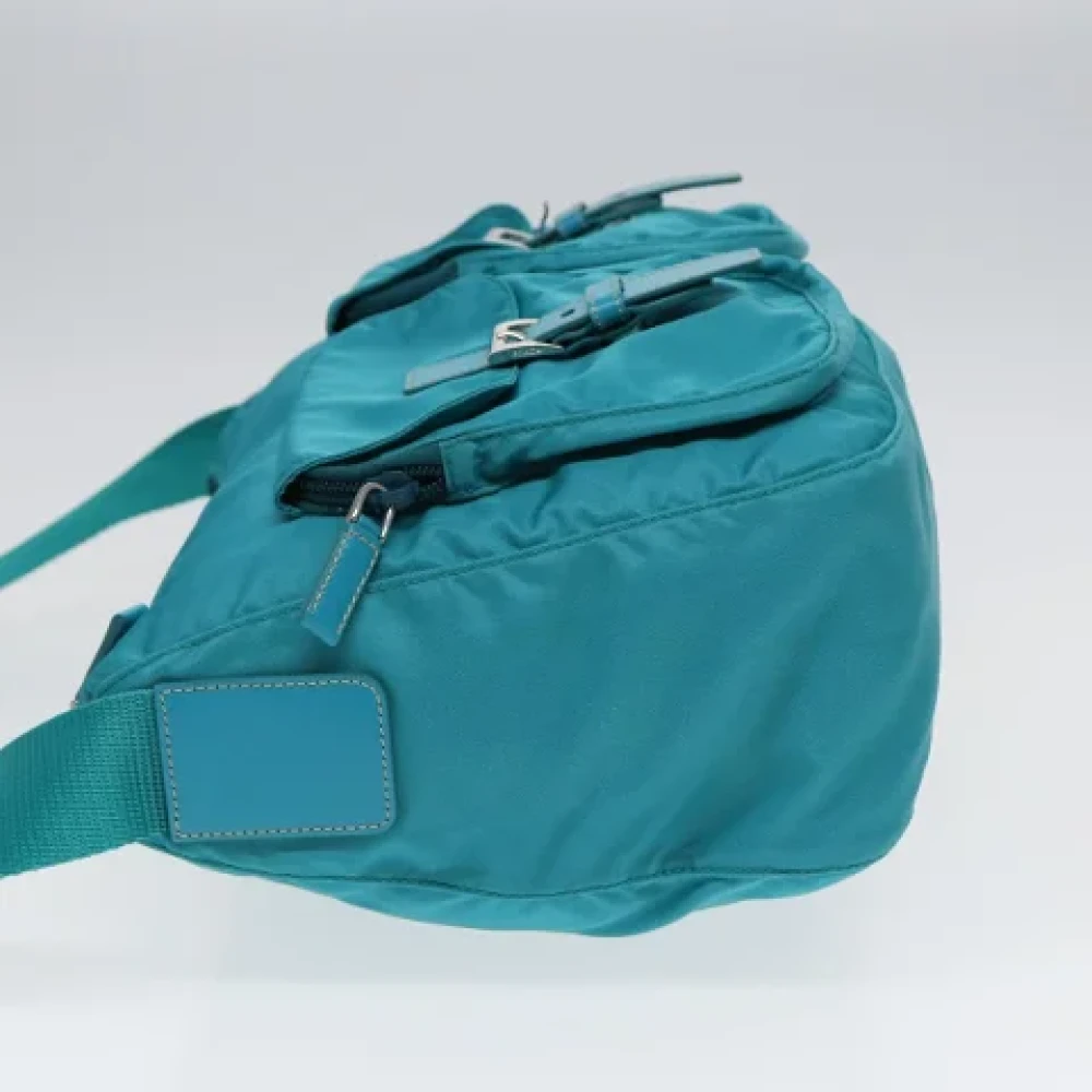 Prada Vintage Pre-owned Fabric prada-bags Blue Dames