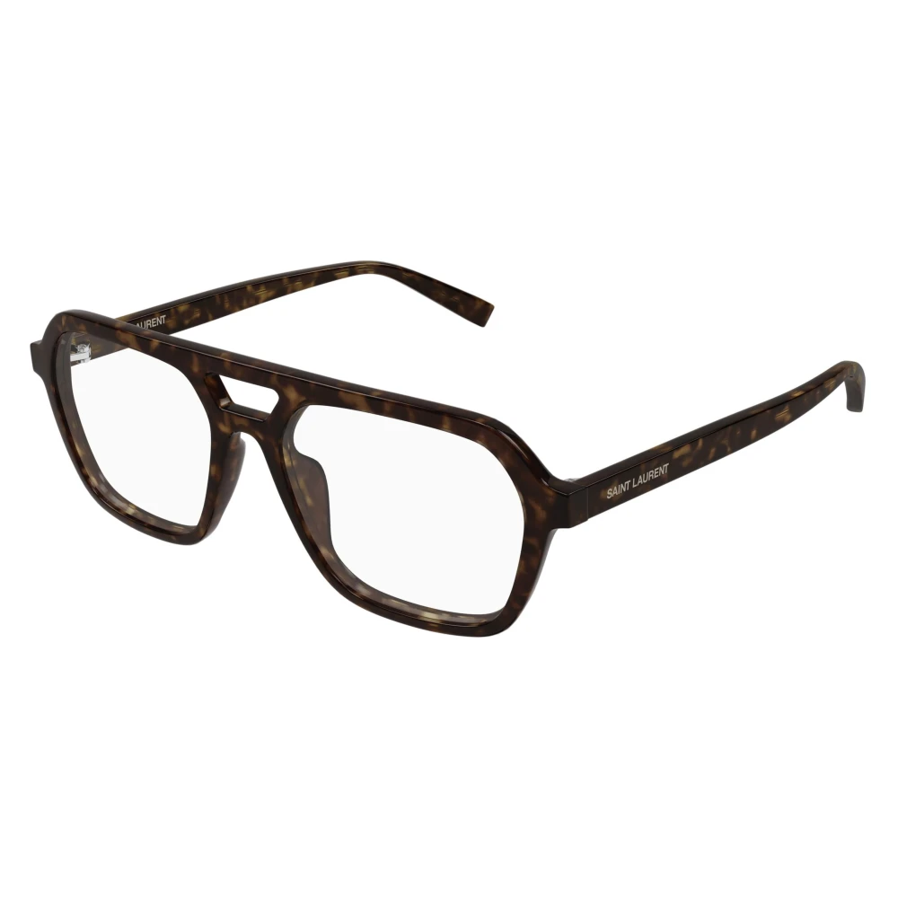 Saint Laurent Unisex Black Glasses, 55 Mm, Optical Frame