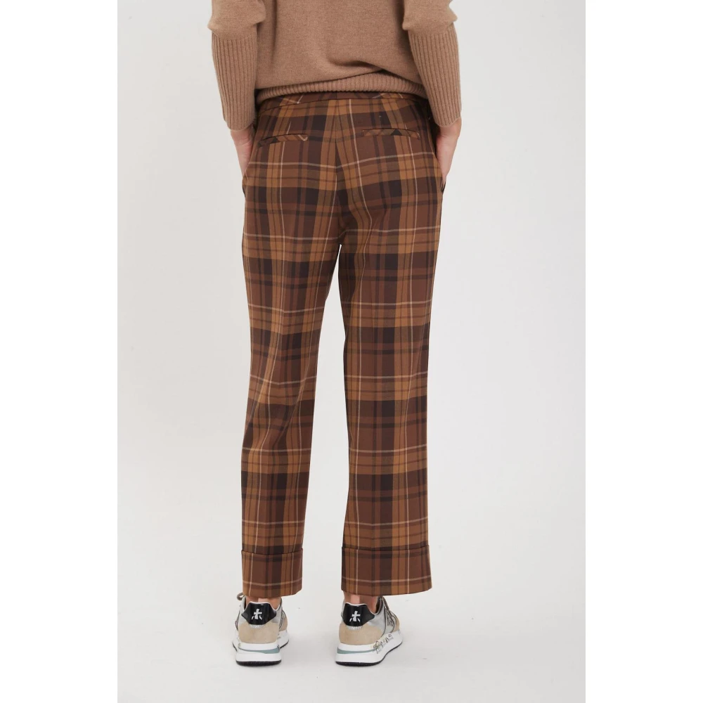 Via Masini 80 Stijlvolle Herenbroek Brown Dames