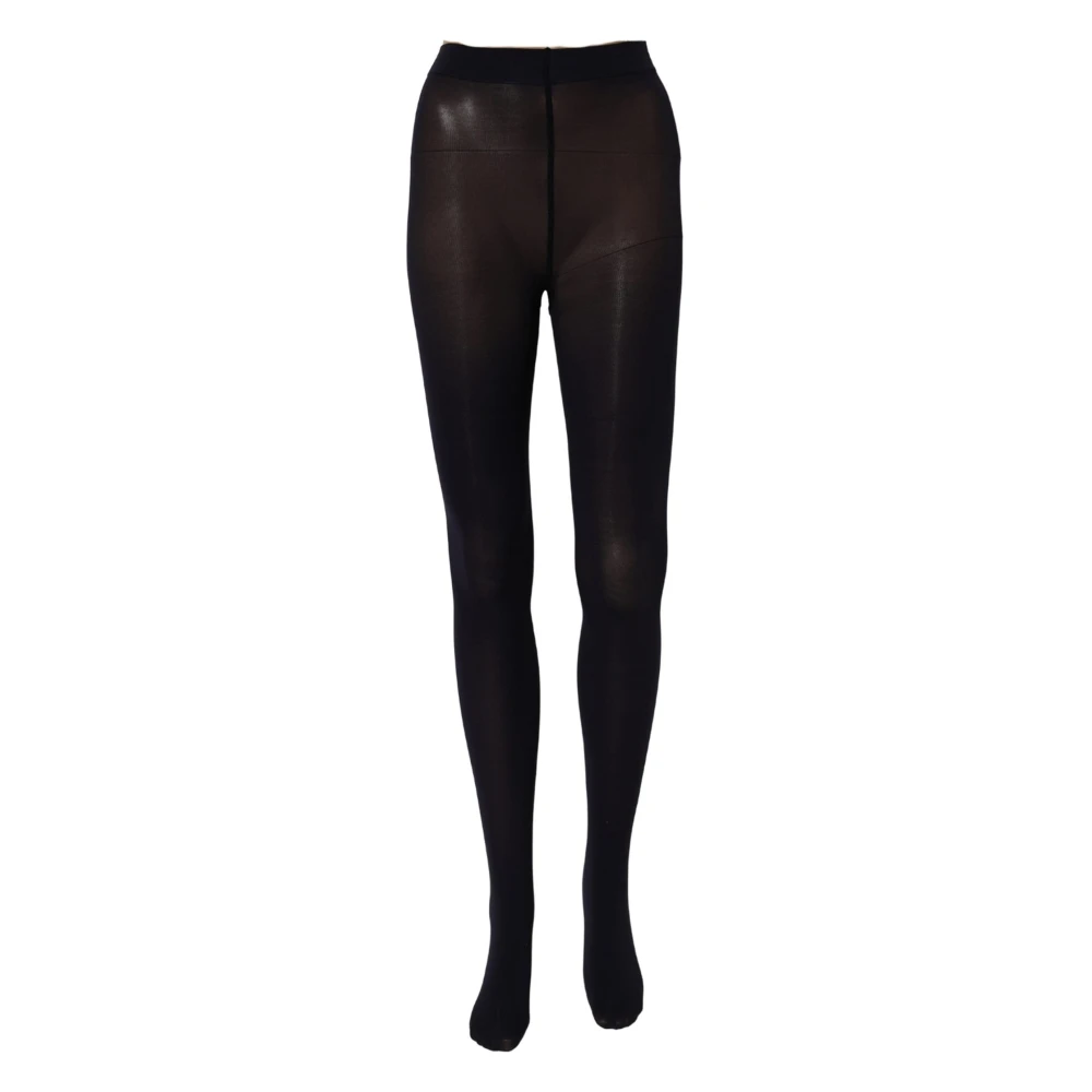 Dolce & Gabbana Dark Blue Nylon Sheer Tights Stockings Socks - L - Image 2