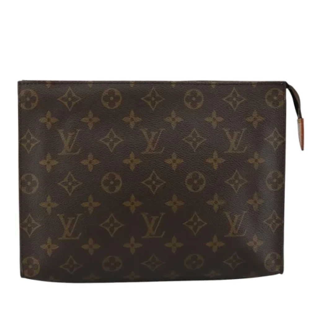 Louis Vuitton Vintage Pre-owned Canvas pouches Brown Dames