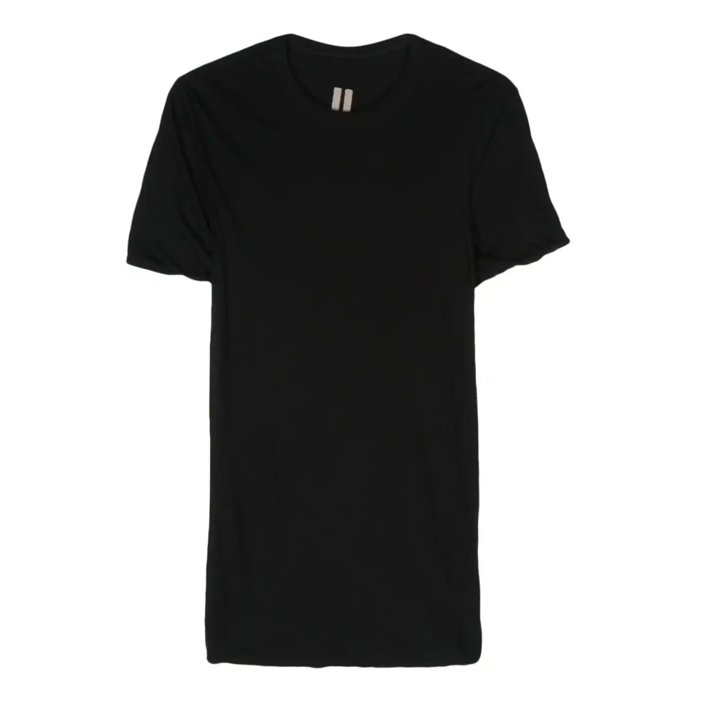 Rick Owens Zwarte gelaagde katoenen T-shirt Black Heren