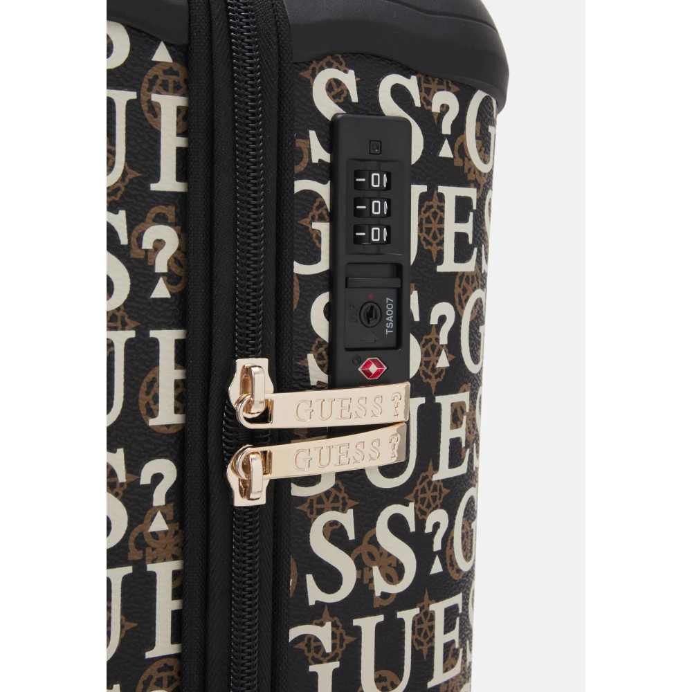Guess Stark Travel Trolley Dames Zwart Bruin Multicolor Dames