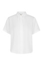 white-short-sleeve-shirt