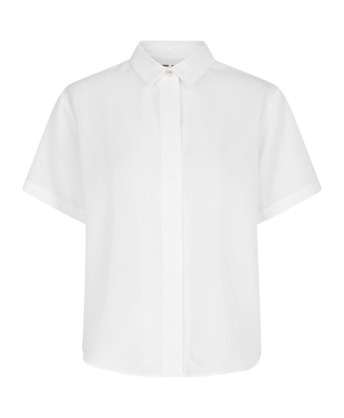white-short-sleeve-shirt