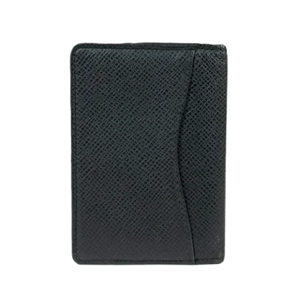 Louis Vuitton Vintage Pre-owned Leather wallets Black Heren