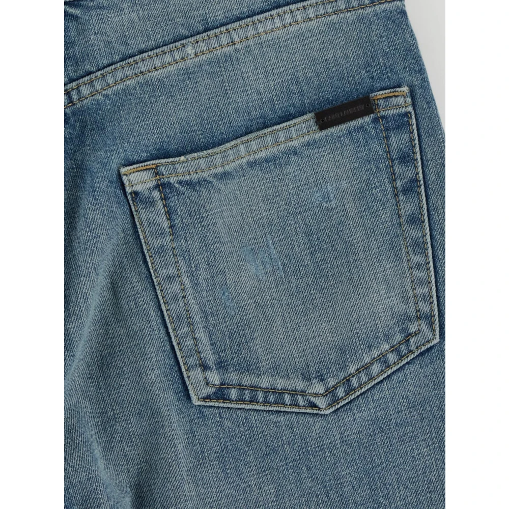 Saint Laurent Denim Jeans Blue Dames