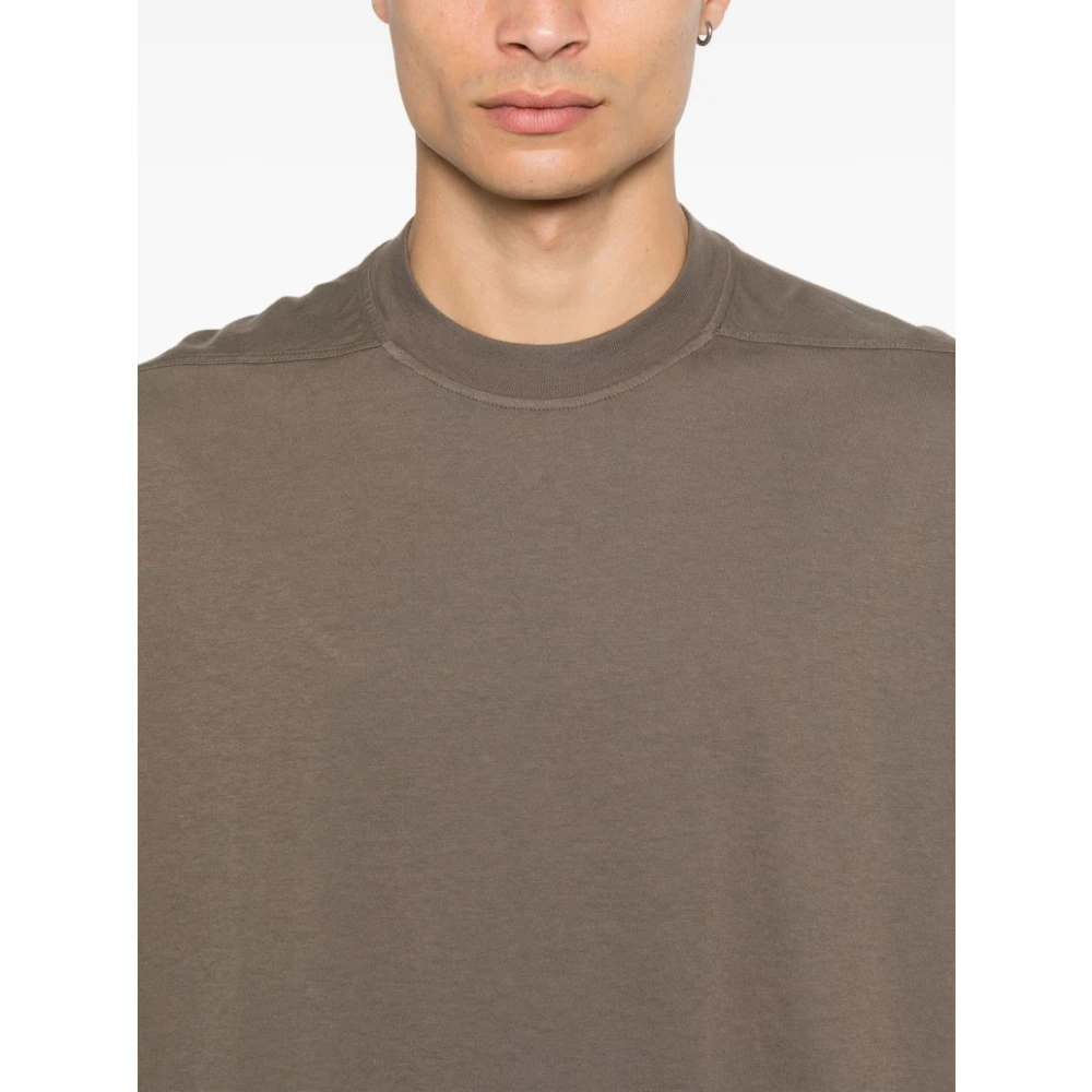 Rick Owens Grijze Jersey T-shirt Mouwloos Ronde hals Gray Heren