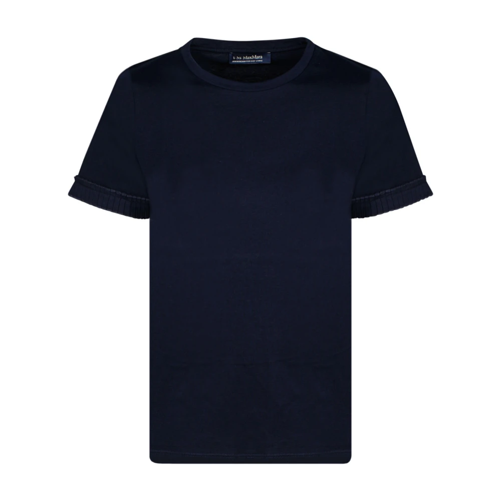 Max Mara Ruched T-Shirt Blue Dames