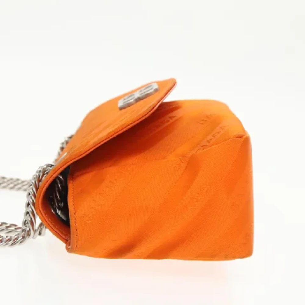 Balenciaga Vintage Pre-owned Leather shoulder-bags Orange Dames