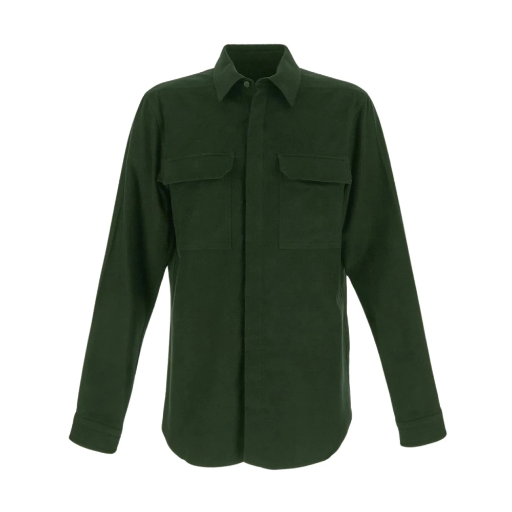 Rick Owens Groen Stijlvol Shirt voor Mannen Green Heren