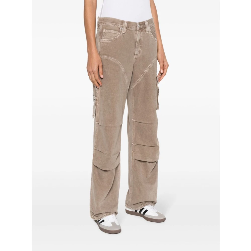 Agolde Straight Jeans Brown Dames