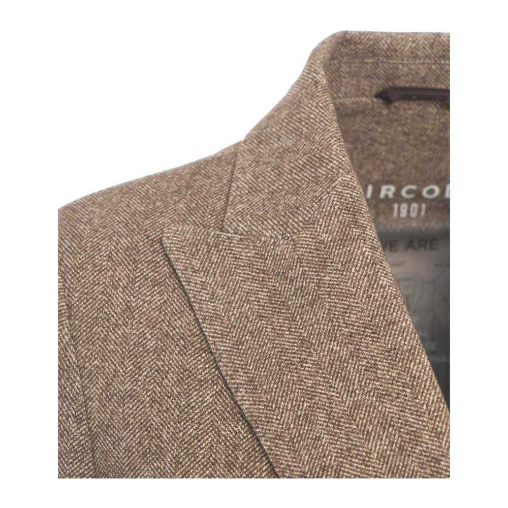 Circolo 1901 Bruine Blazer Modern Ontwerp Verhoog Stijl Brown Heren