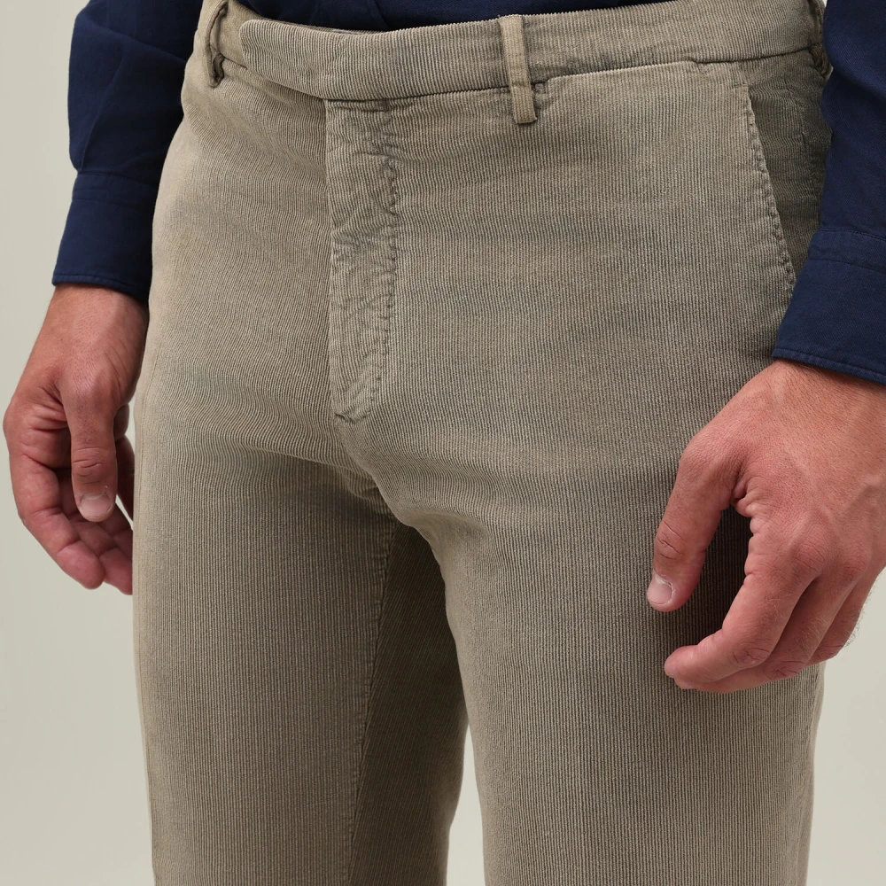 Boglioli Garment Dyed Corduroy K-Suit Brown Heren