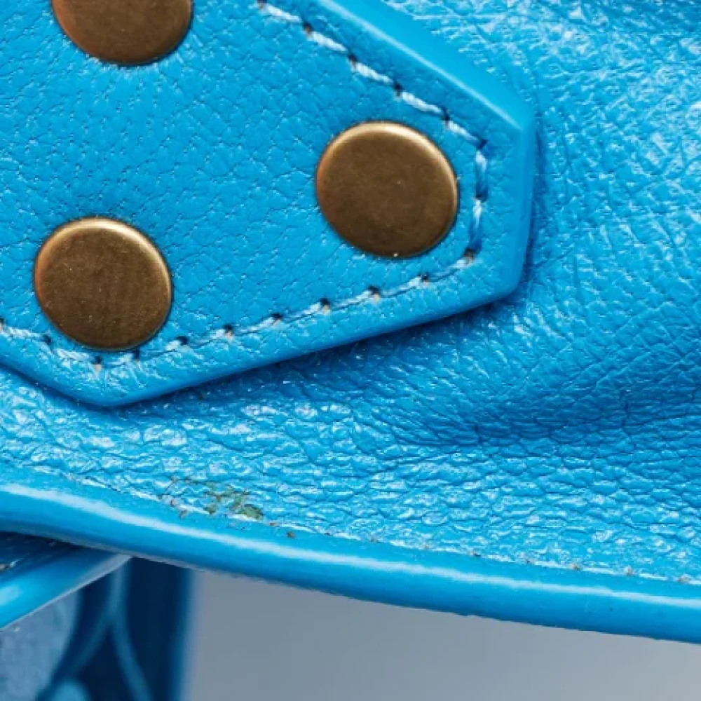 Proenza Schouler Pre-owned Leather handbags Blue Dames