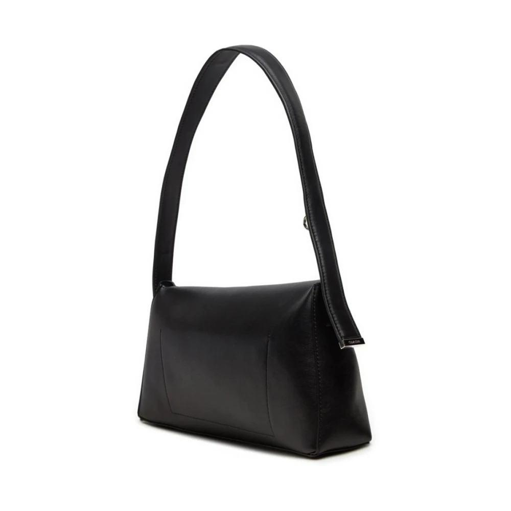 Calvin Klein Zwarte Soft Sculpt Schoudertas Black Dames