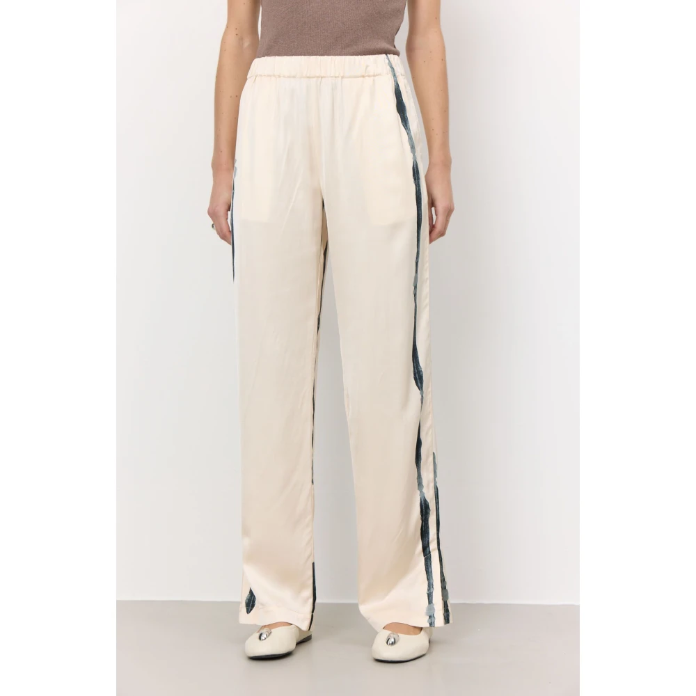 Levete Room Deep Teal Combi Gia 2 Broek Beige Dames