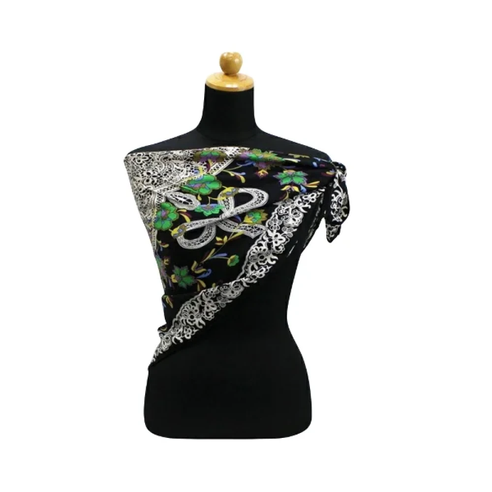 Versace Pre-owned Silk scarves Multicolor Dames