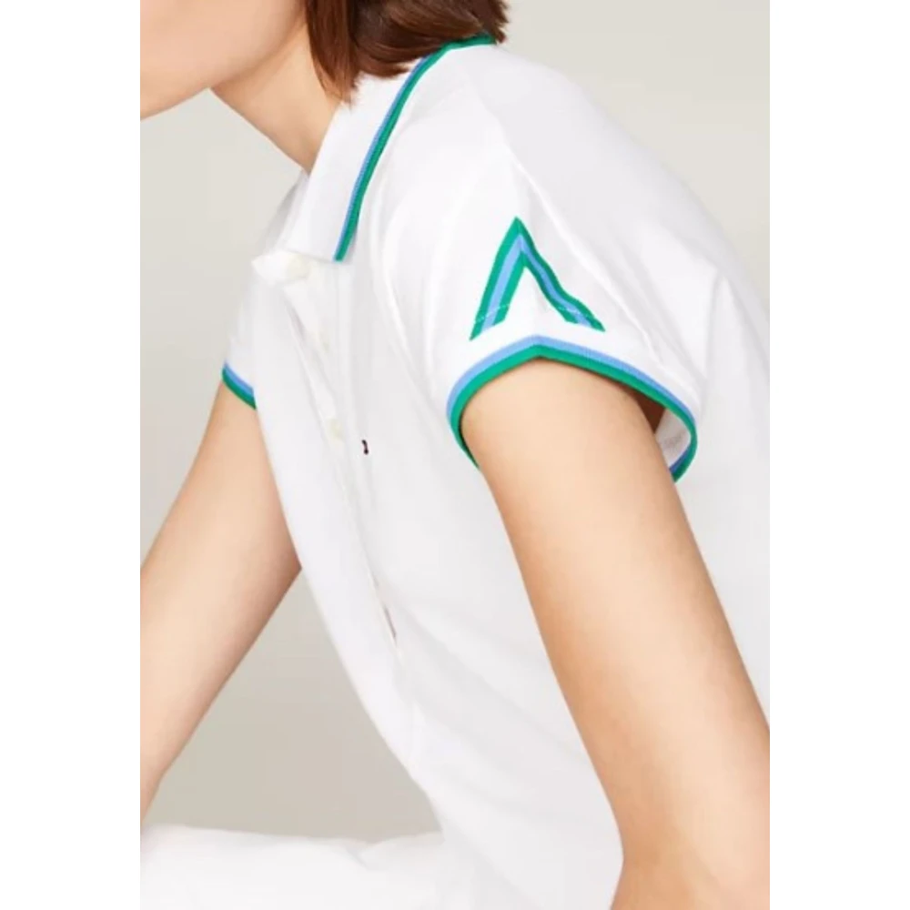 Tommy Hilfiger Polo Jurk voor Vrouwen White Dames