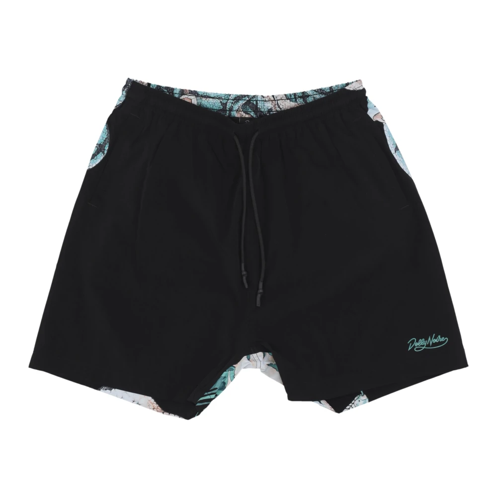 Dolly Noire Zwarte zwemshorts met interne mesh Black Heren
