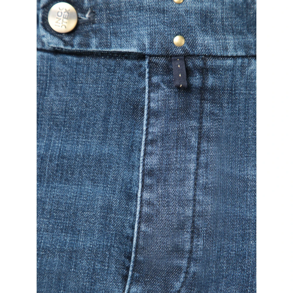 Incotex Blauwe Jeans voor Mannen Aw24 Blue Heren