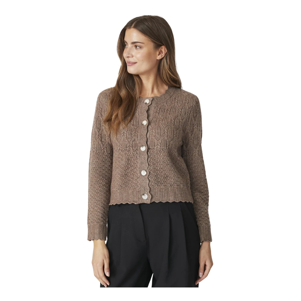 Co'couture Brown Cardigans, Female, M, Cardigans