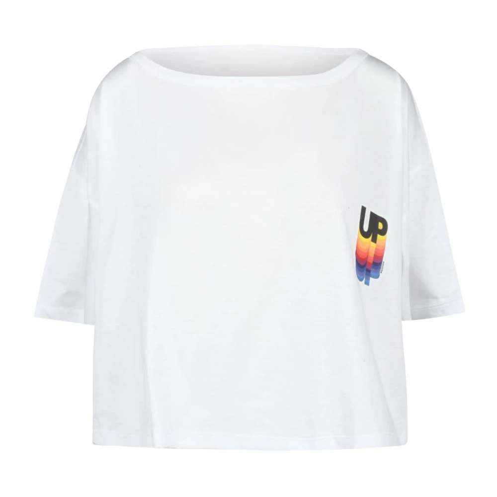 Douuod Woman Katoenen T-shirt voor vrouwen White Dames