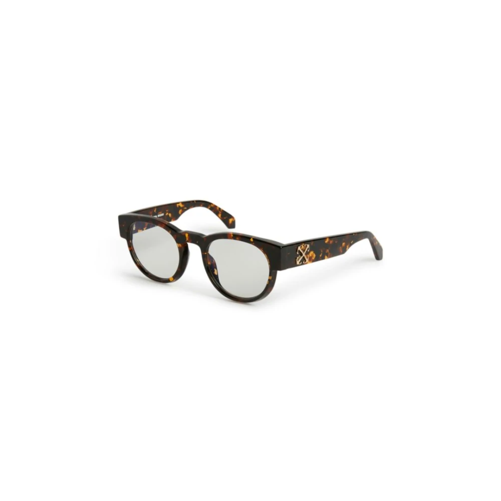 Off White Stijlvolle zonnebril voor modefanaten Brown Unisex
