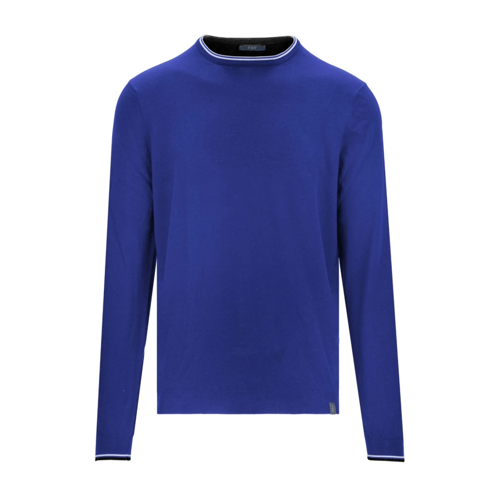 Fay Heren Pullover Trui Blue Heren