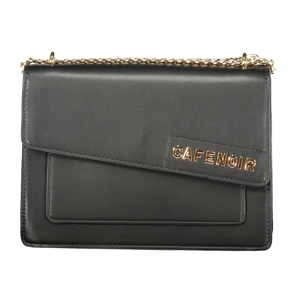 Cafènoir Women's Black Chain Shoulder Bag