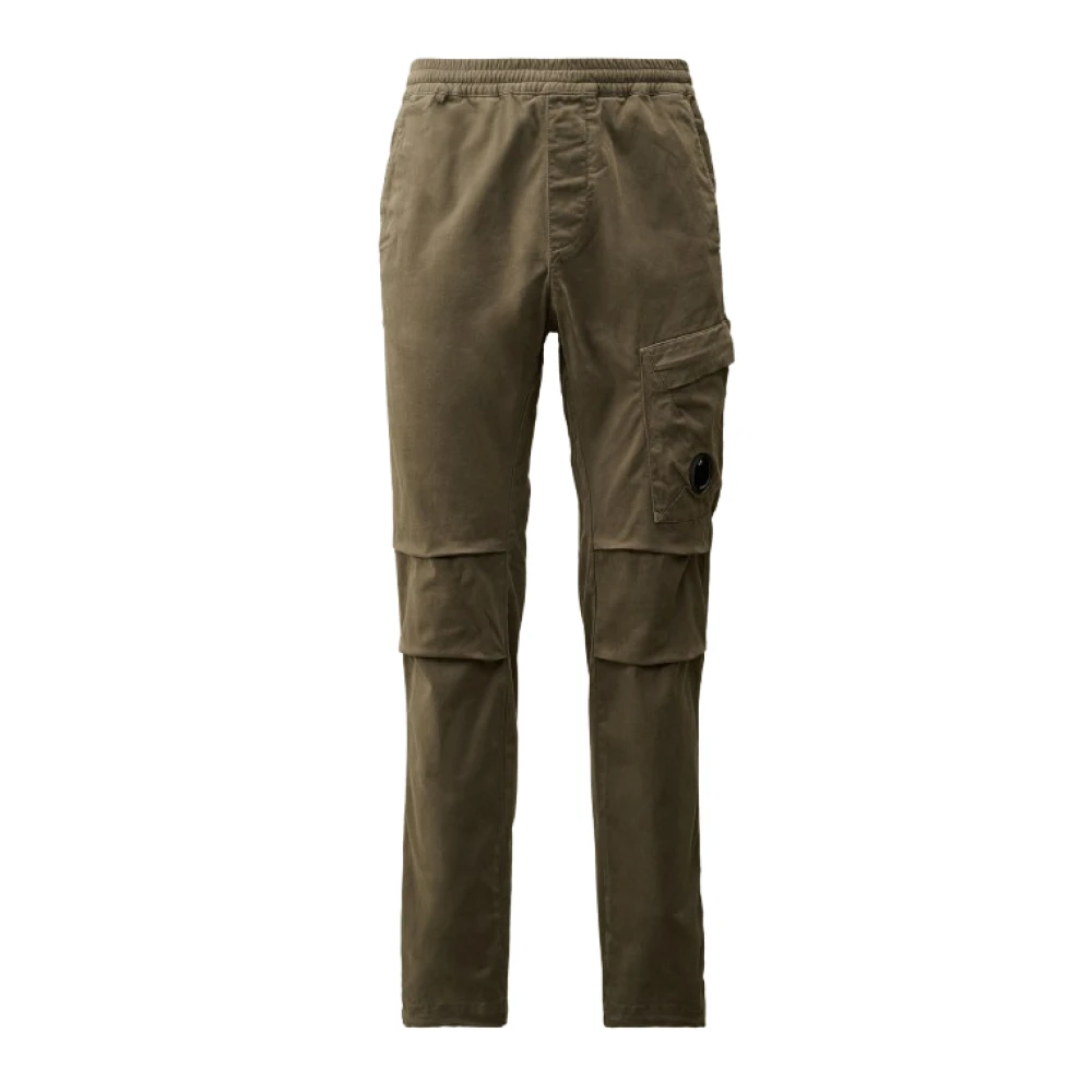 C.P. Company Ergonomische Lens Cargo Broek Druivenblad Groen Green Heren