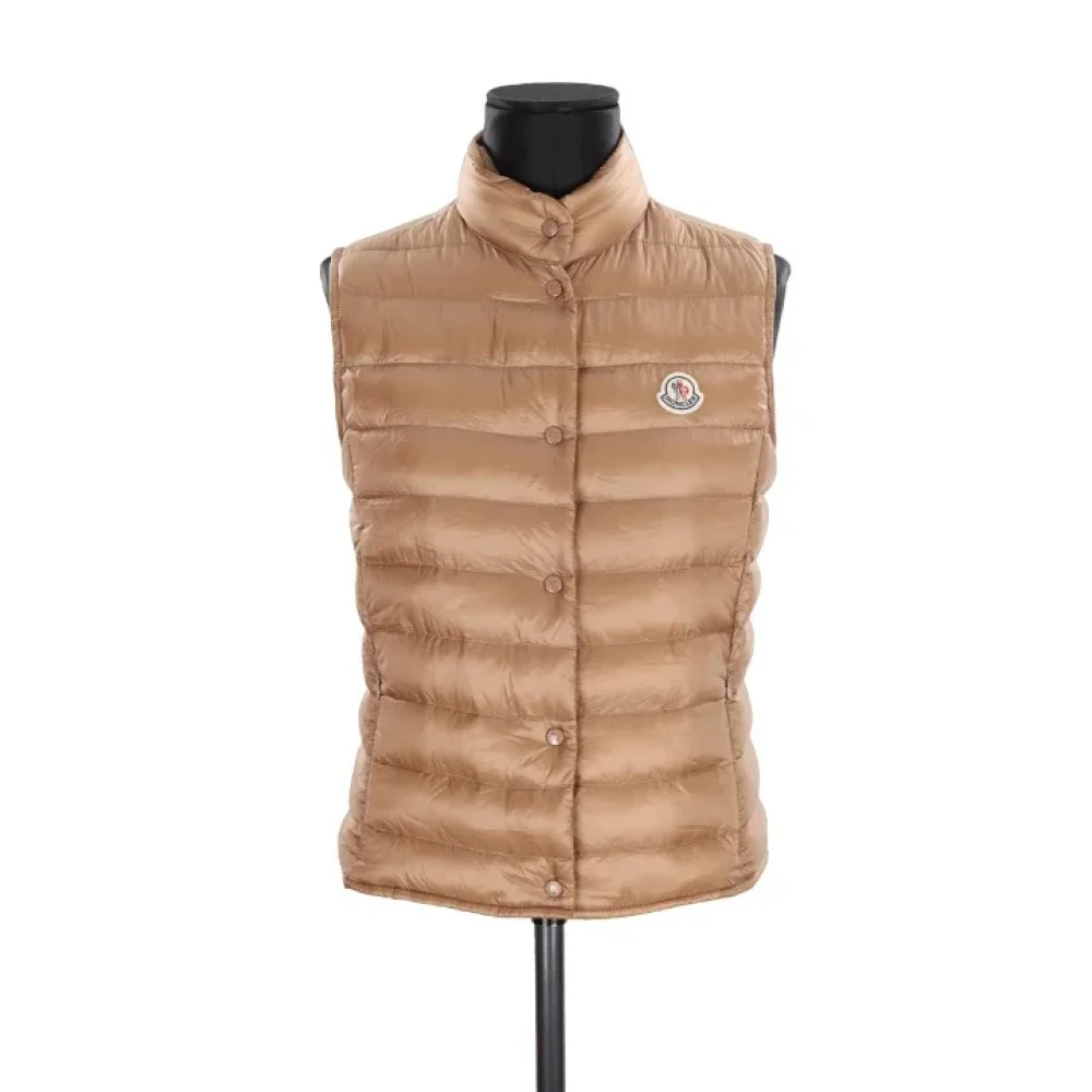 Moncler Pre-owned Fabric tops Beige Dames