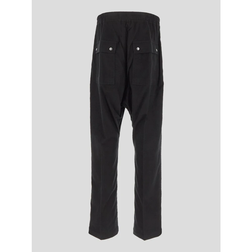 Rick Owens Katoenen Bela Broek Black Heren