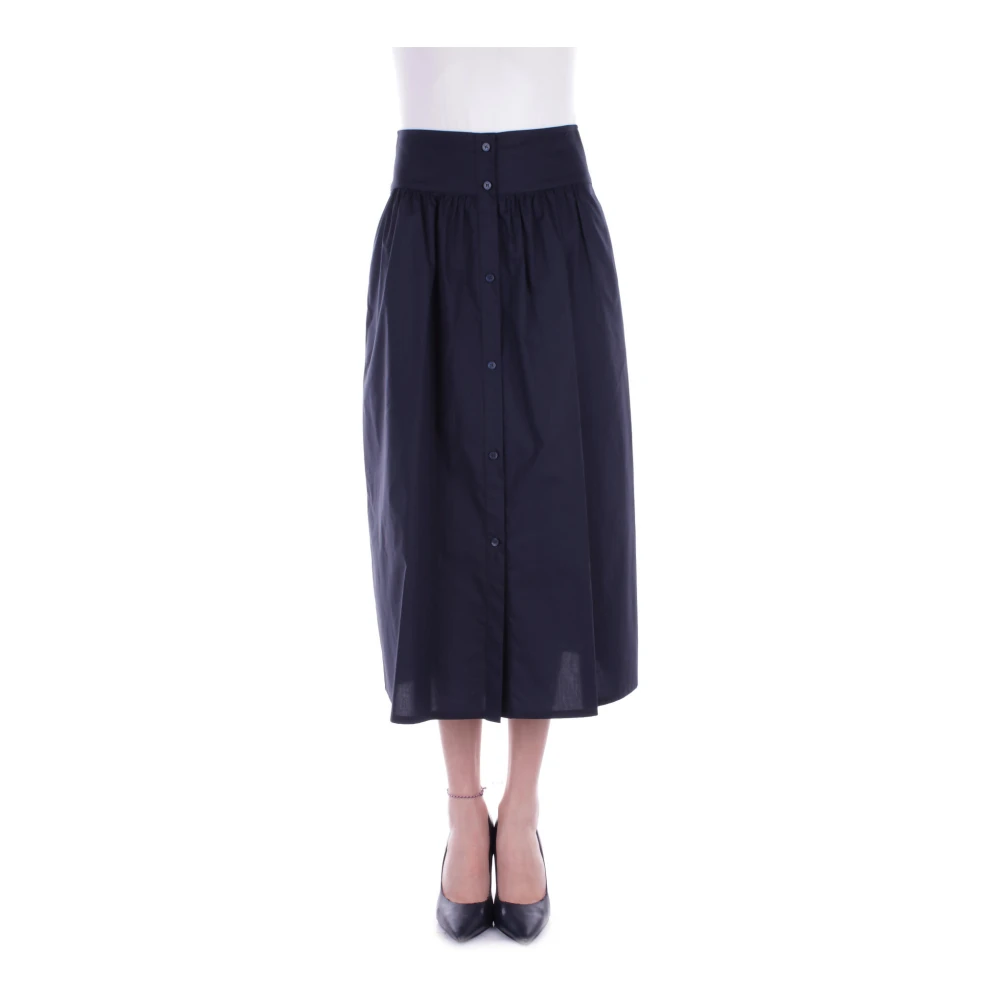 Woolrich Midi Skirts Blue Dames