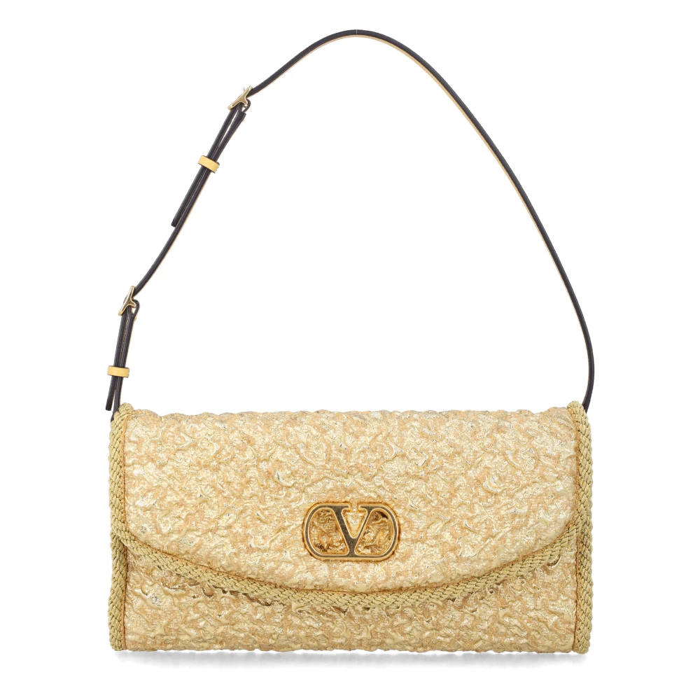 Valentino Garavani Women's Yellow Shoulder Bags, One Size, Devain Small Shoulder Bag