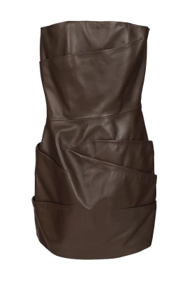 Leather Mini Dress