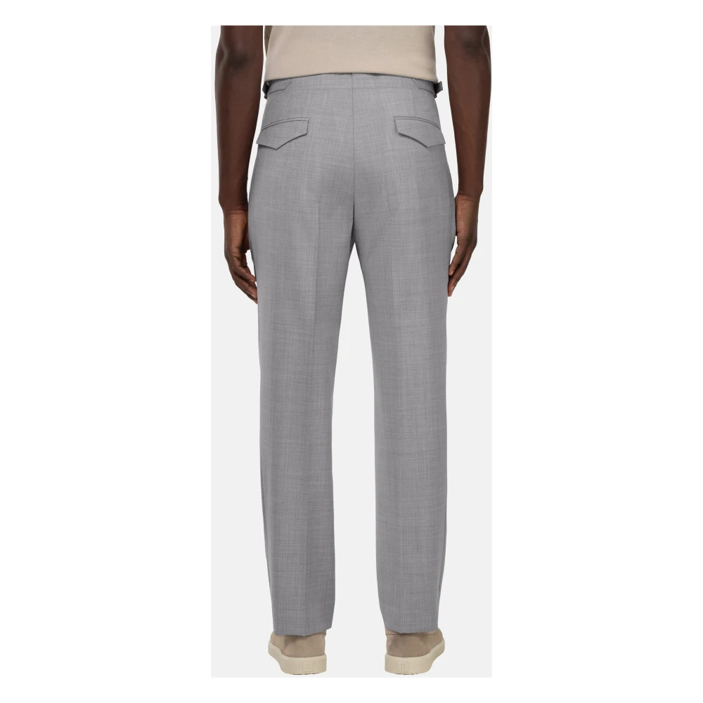 Boggi Milano Pure Wool Broek Gray Heren
