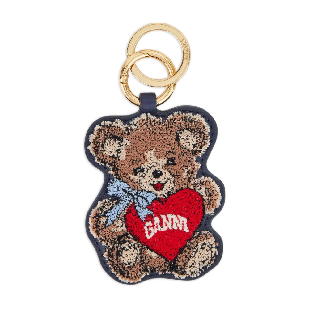 Ganni Women's Multicolor Teddy Keyring - Keychains - One Size - Accessories