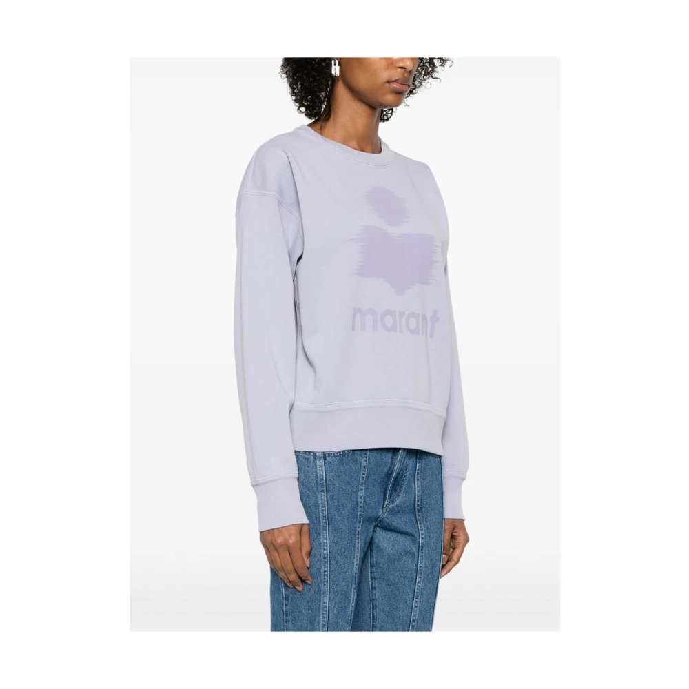 Isabel Marant Étoile Paarse Crew Neck Sweatshirt Purple Dames