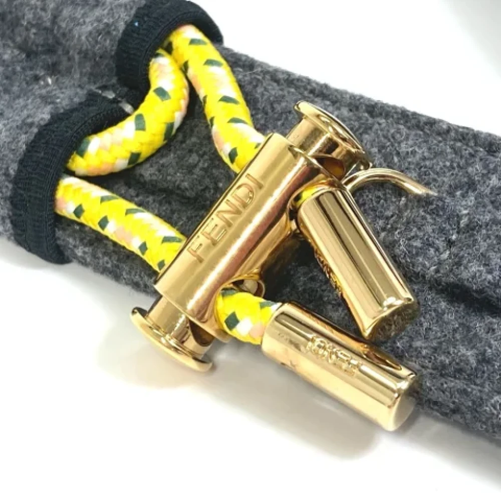 Fendi Vintage Pre-owned Fabric belts Gray Dames
