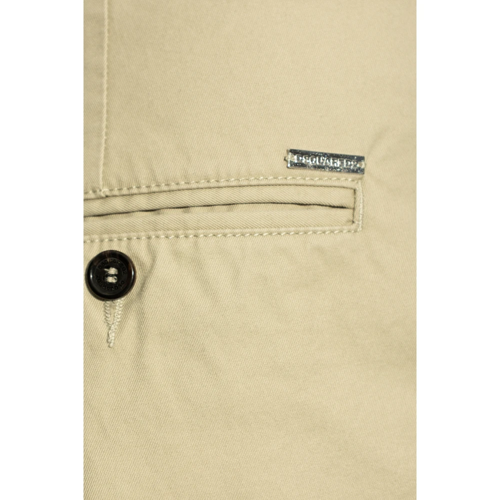 Dsquared2 Broek Easy Zoot Beige Heren