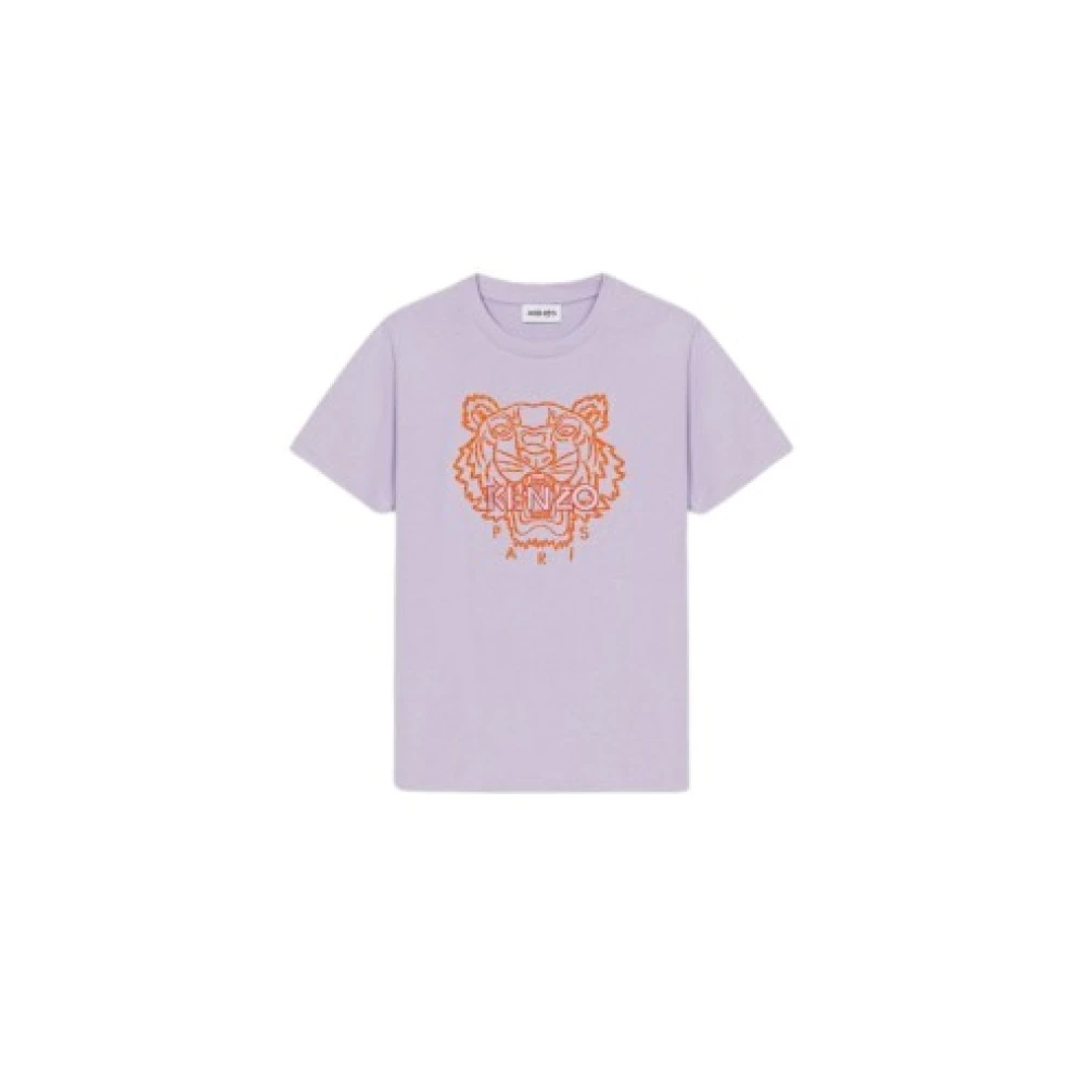 Kenzo Tiger Wisteria T-Shirt Purple Dames
